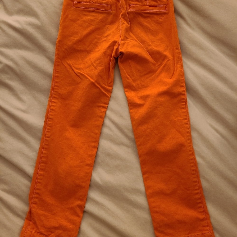 Boy's Petit Bateau Orange Pants, Size 6ans/114cm